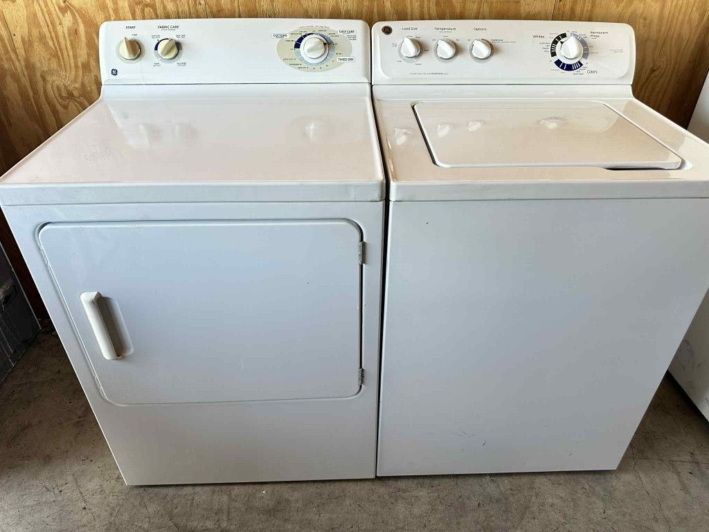 GE Washer And Gas Dryer 
