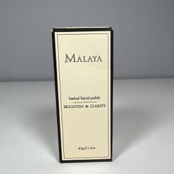 MALAYA Organics Herbal Facial Polish - BRIGHTEN & CLARIFY 1.5 oz / 43g NEW!