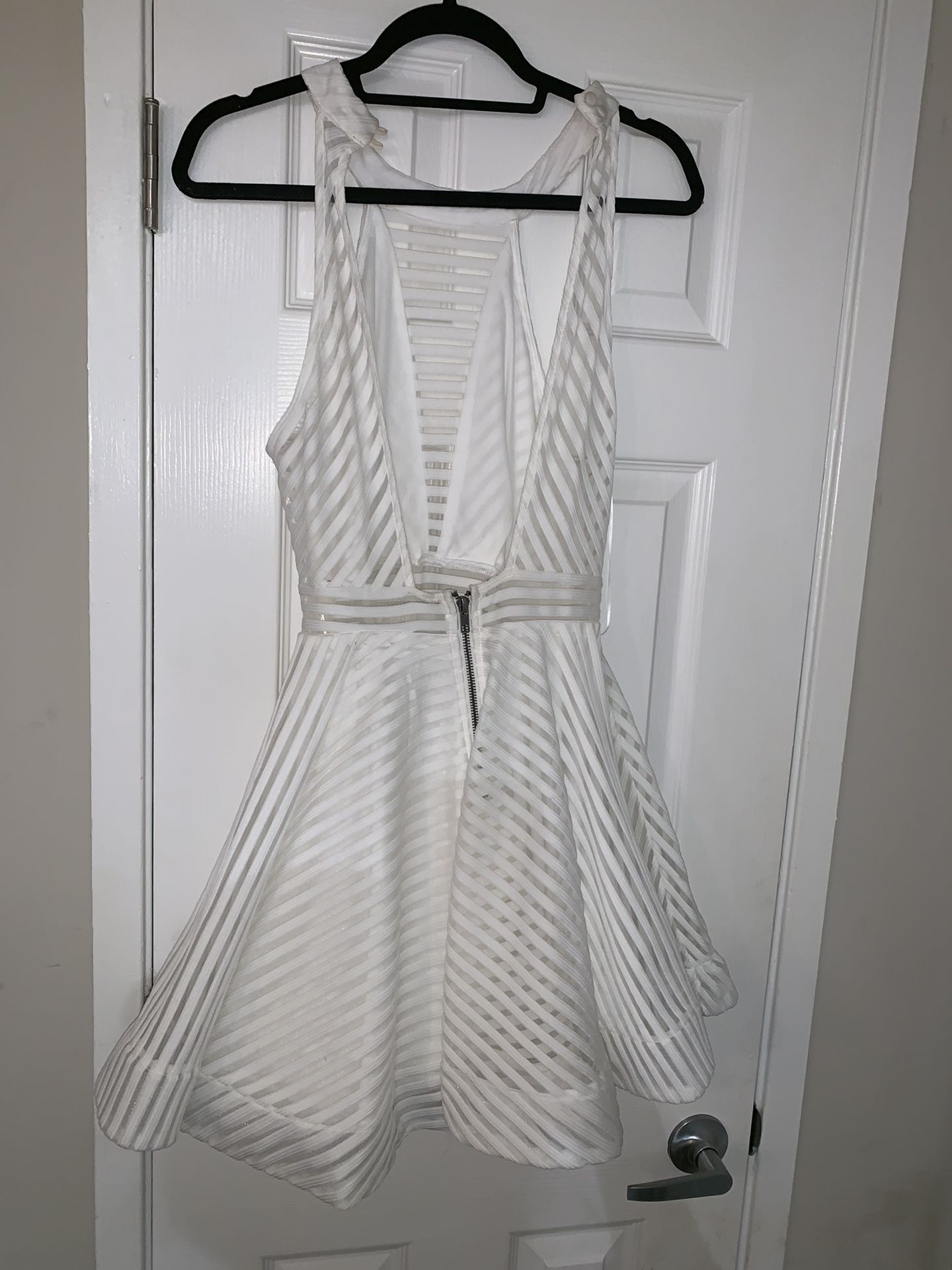 White fashion nova dress