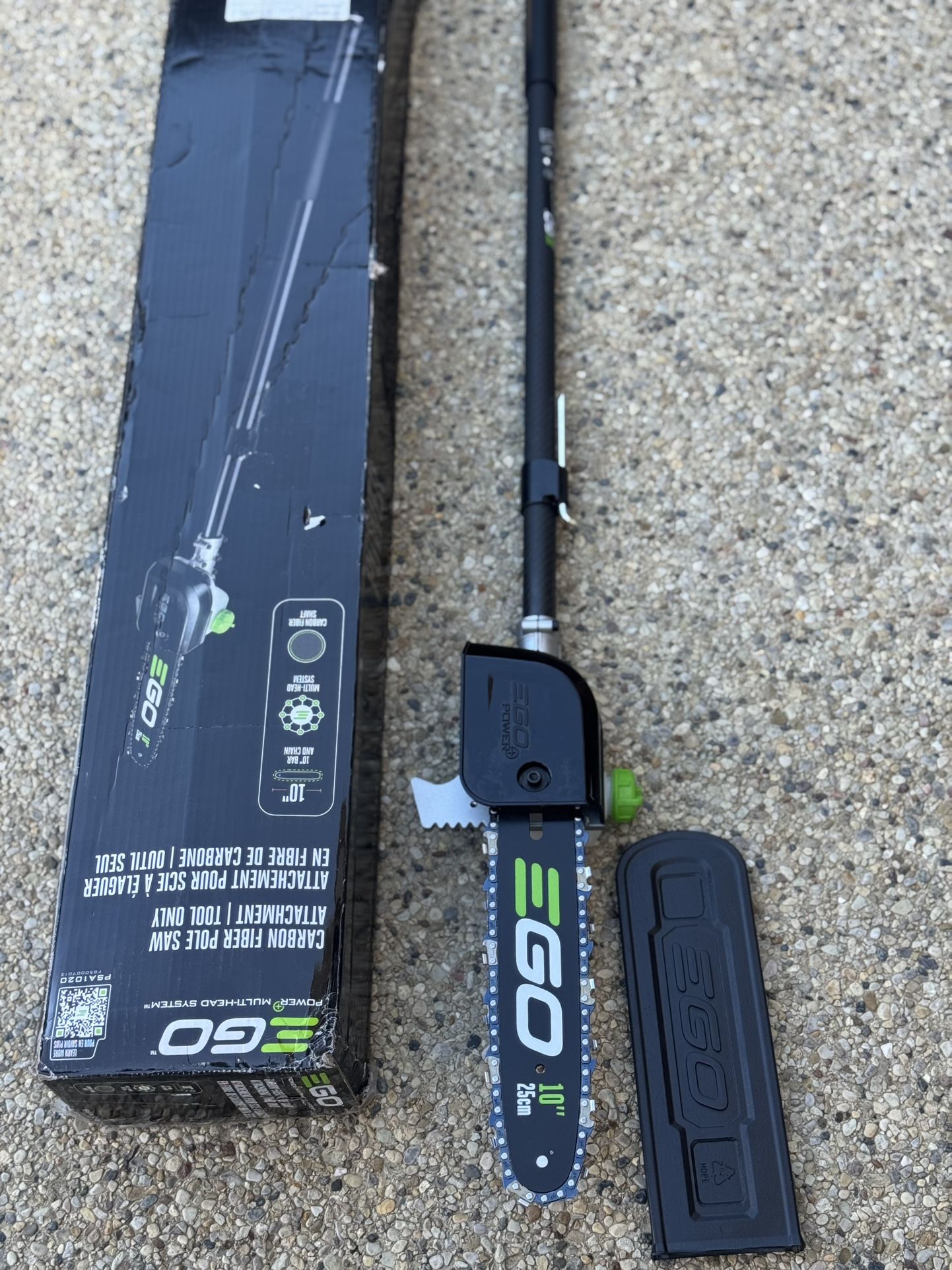 EGO Power+ Multi-Head System Carbon Fiber Pole saw attachment