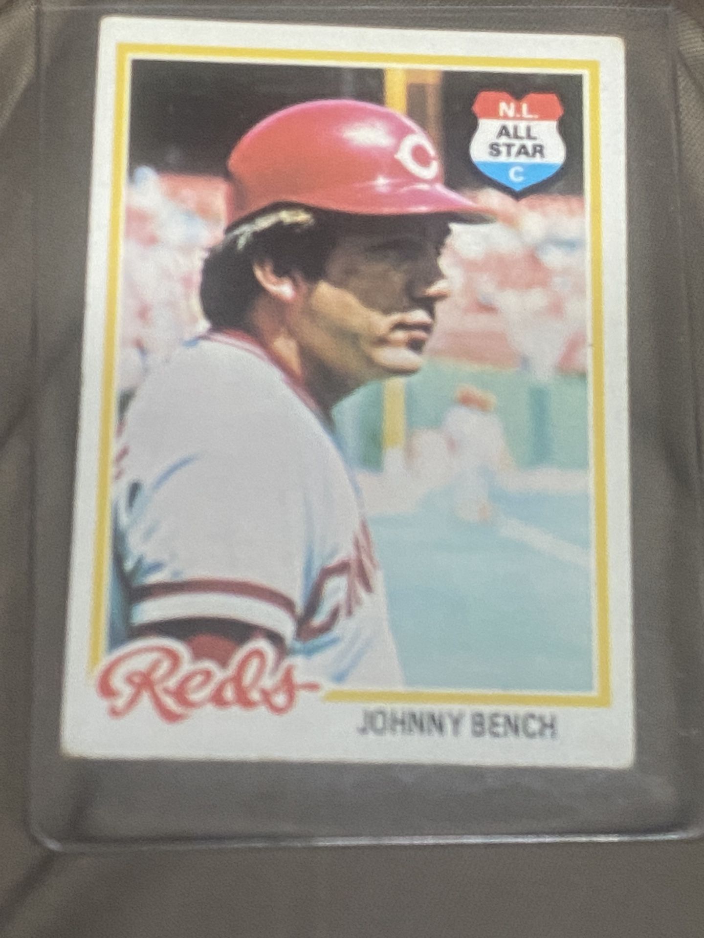 Johnny Bench  Chicago Reds 1978 Topps