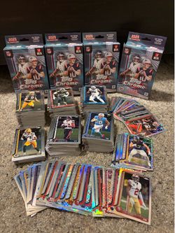 Topps chrome football cards
