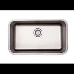 30 in. Undermount Single Bowl 18-Gauge Stainless Steel Kitchen Sink