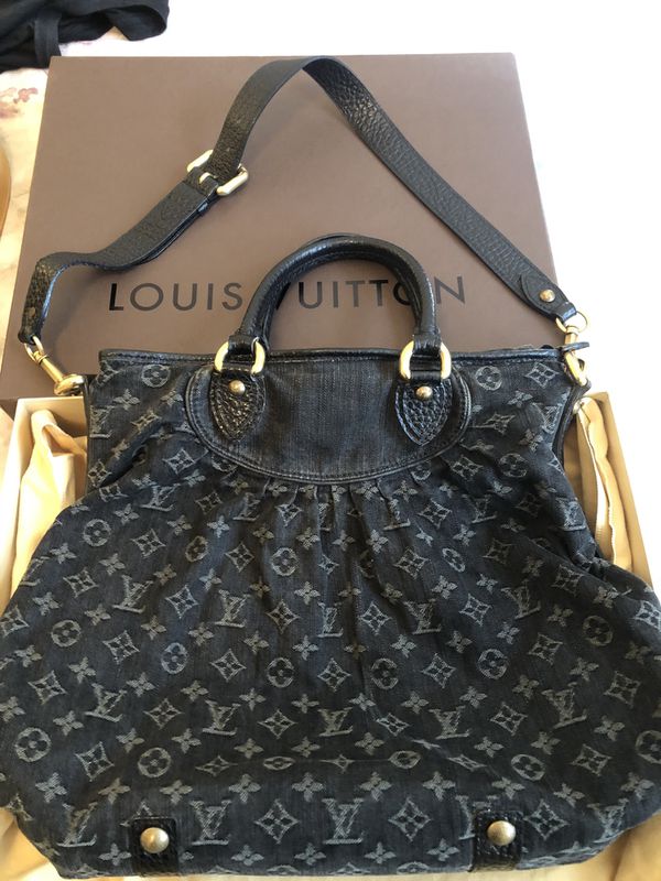 Louis Vuitton Black Denim Monogram Bag for Sale in Chula Vista, CA - OfferUp