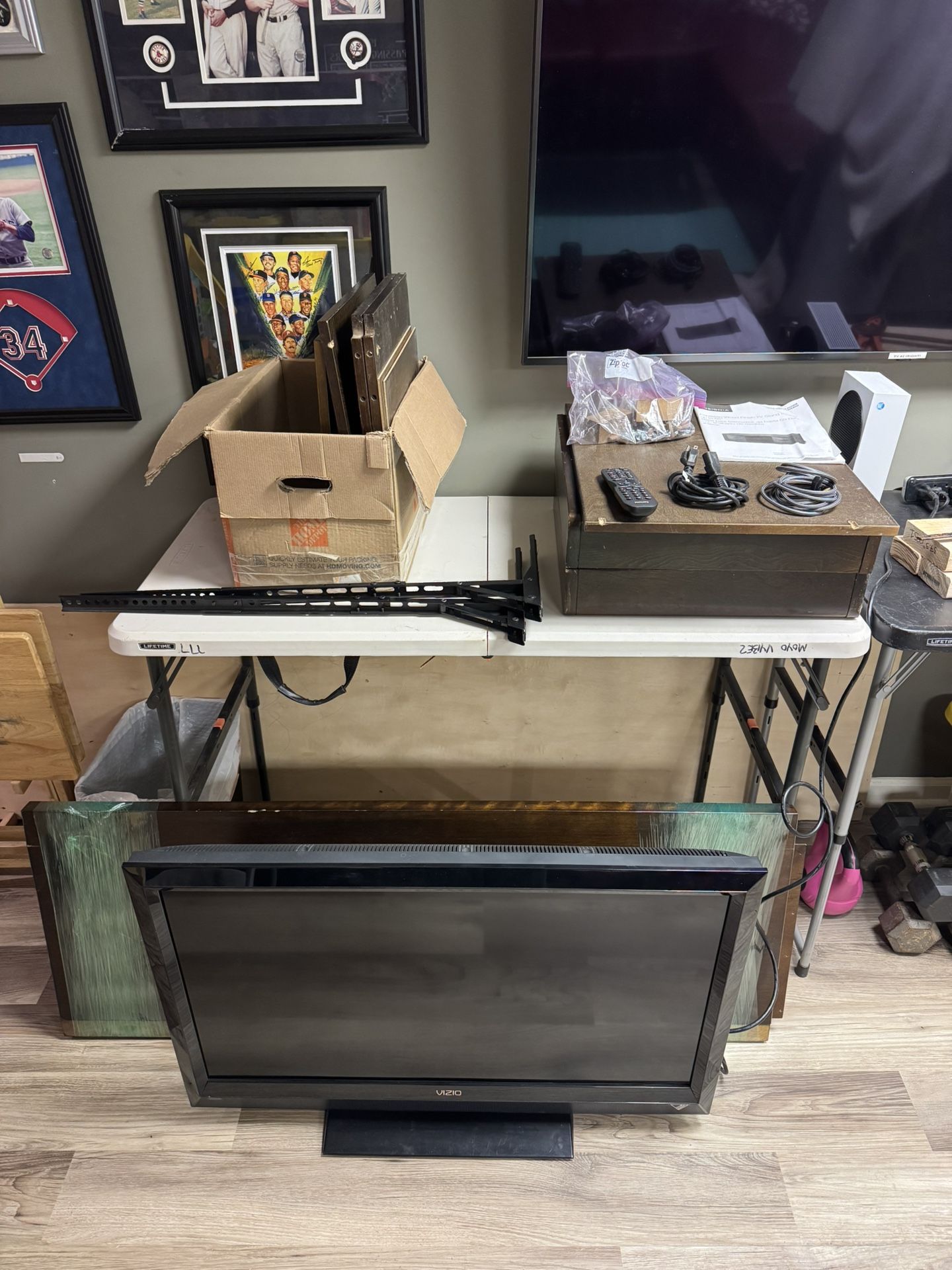 37-Inch Vizio TV Bundle! Ready to Go, Comes w/ Stand, Mount, and HDMI!