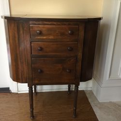 Martha Washington Sewing Basket Walnut $350.00
