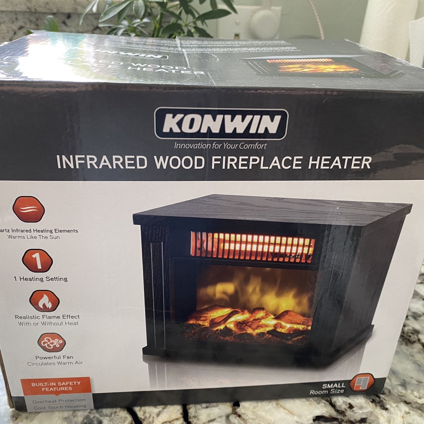 New Konwin Infrared Fireplace Heater for Sale in Oak Glen, CA - OfferUp