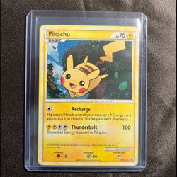 Pokémon Cards Pikachu Holo Heart Gold Soul Silver Promo