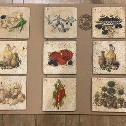 Beautiful Travertine Mosaic Mural Design Tile Backsplash