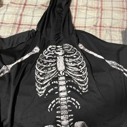 Halloween Costume.  Skeleton 