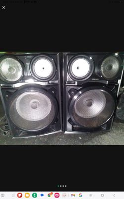 Samsung 15inch Party Speakers 