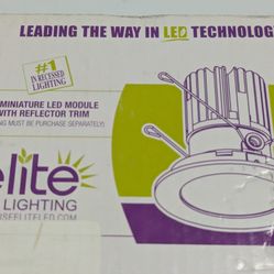 Elite LED2-1301-8W-SP.27K-W-WH 3" Miniture Flood Recess Light, Brand New