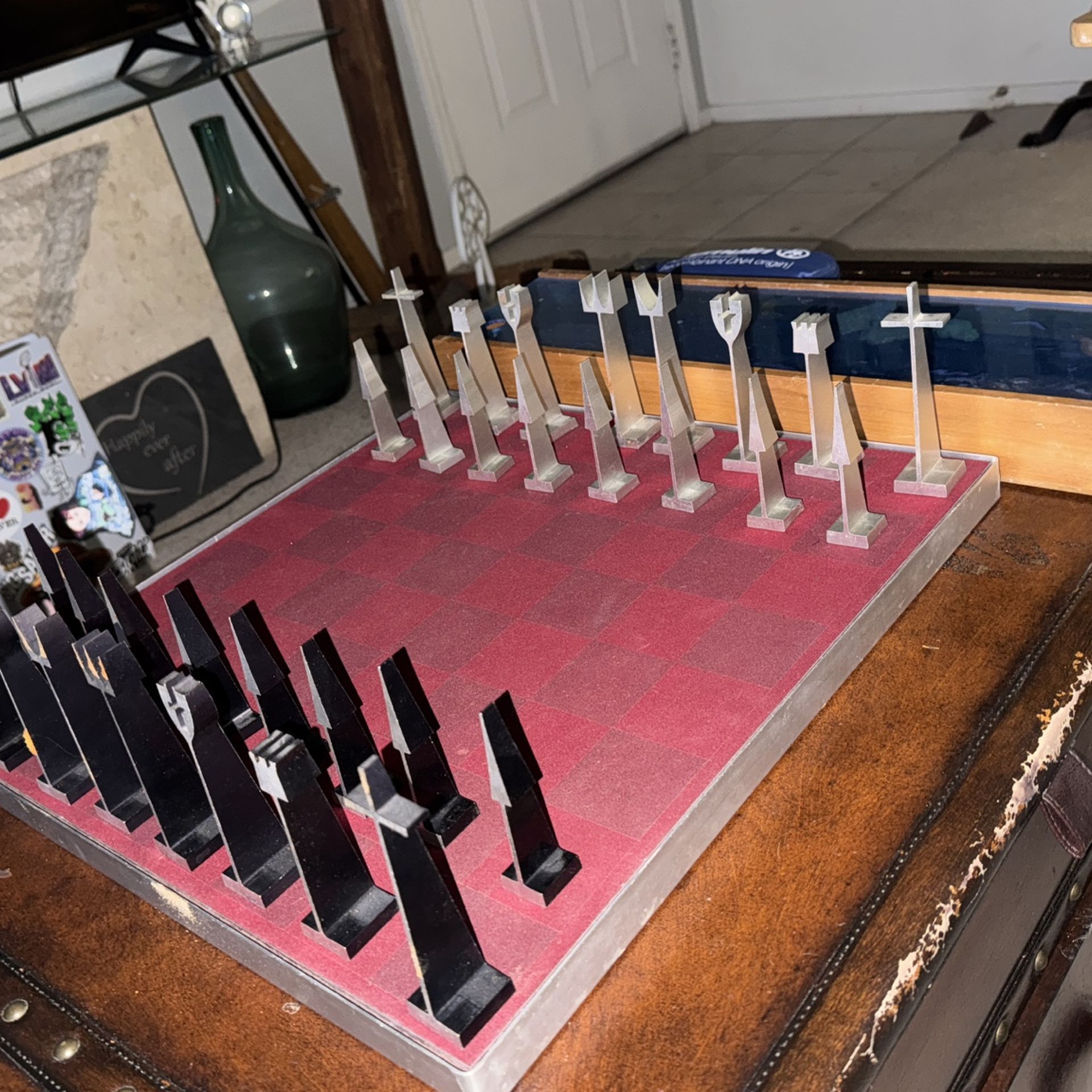 Austin Cox Aluminum Chess Set