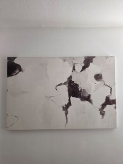 Large Abstract Canvas Wall Art – 60" × 39.75"