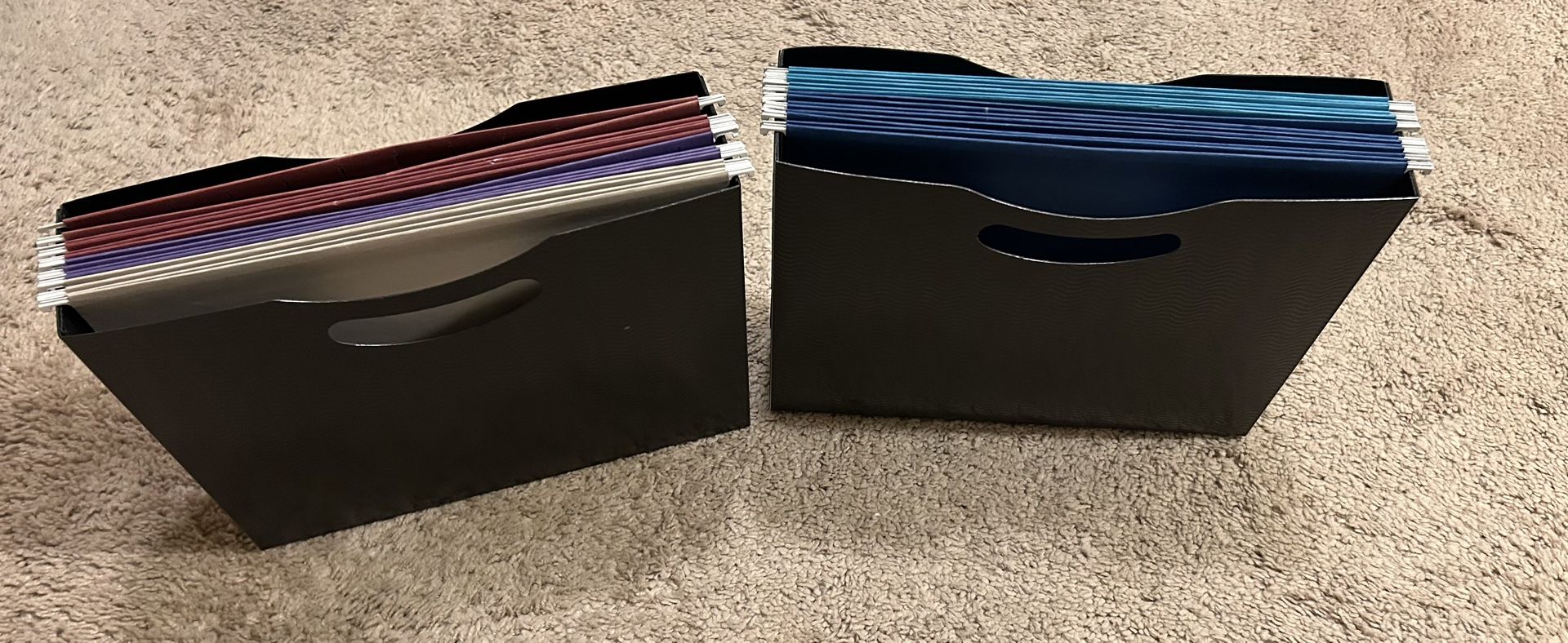Colored Hanging Folders W/ Holders