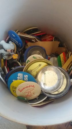 Vintage Philadelphia political pins.