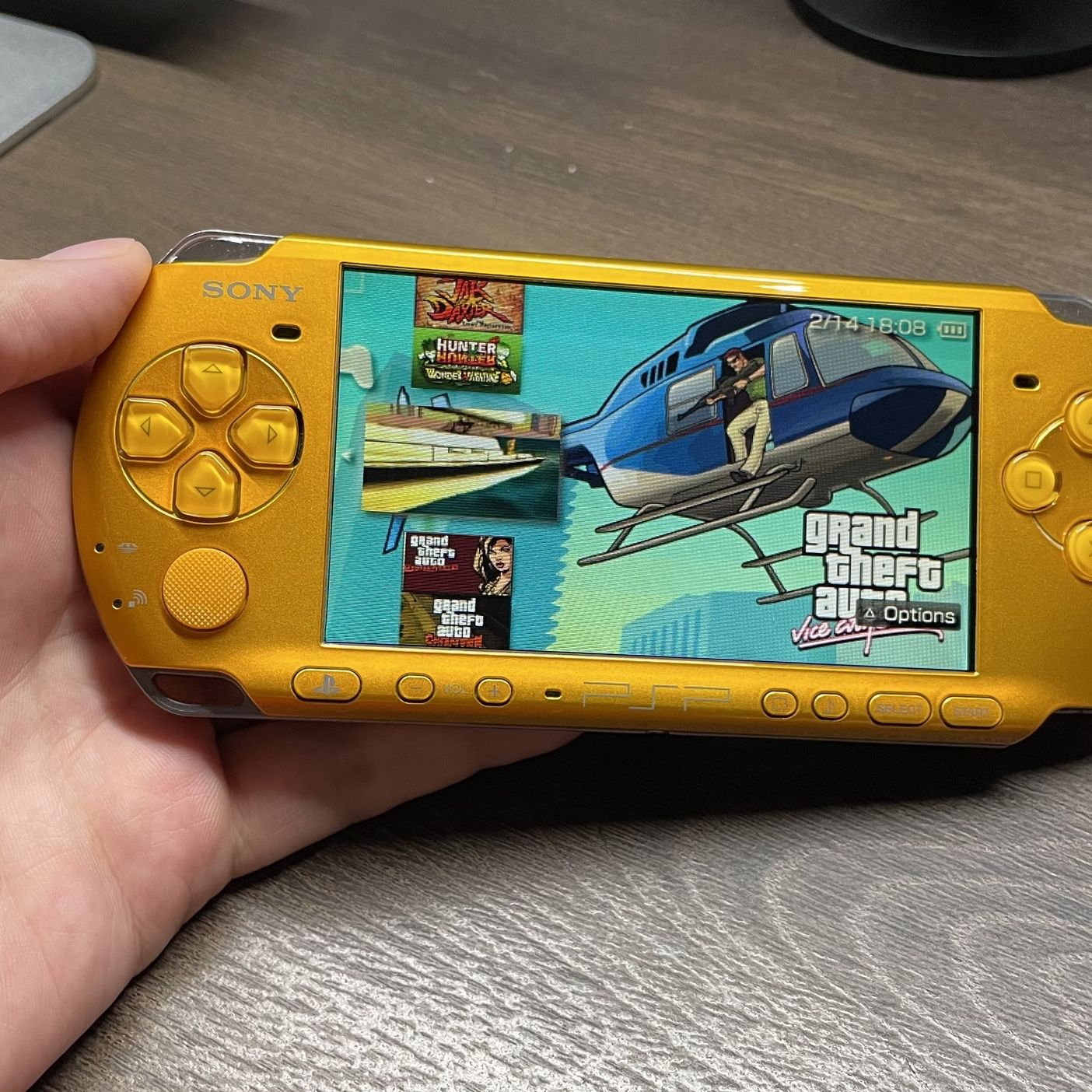 PSP(ゴールド) PSP Playstation Portable Bright Yellow (PSP - 3000 BY) japan