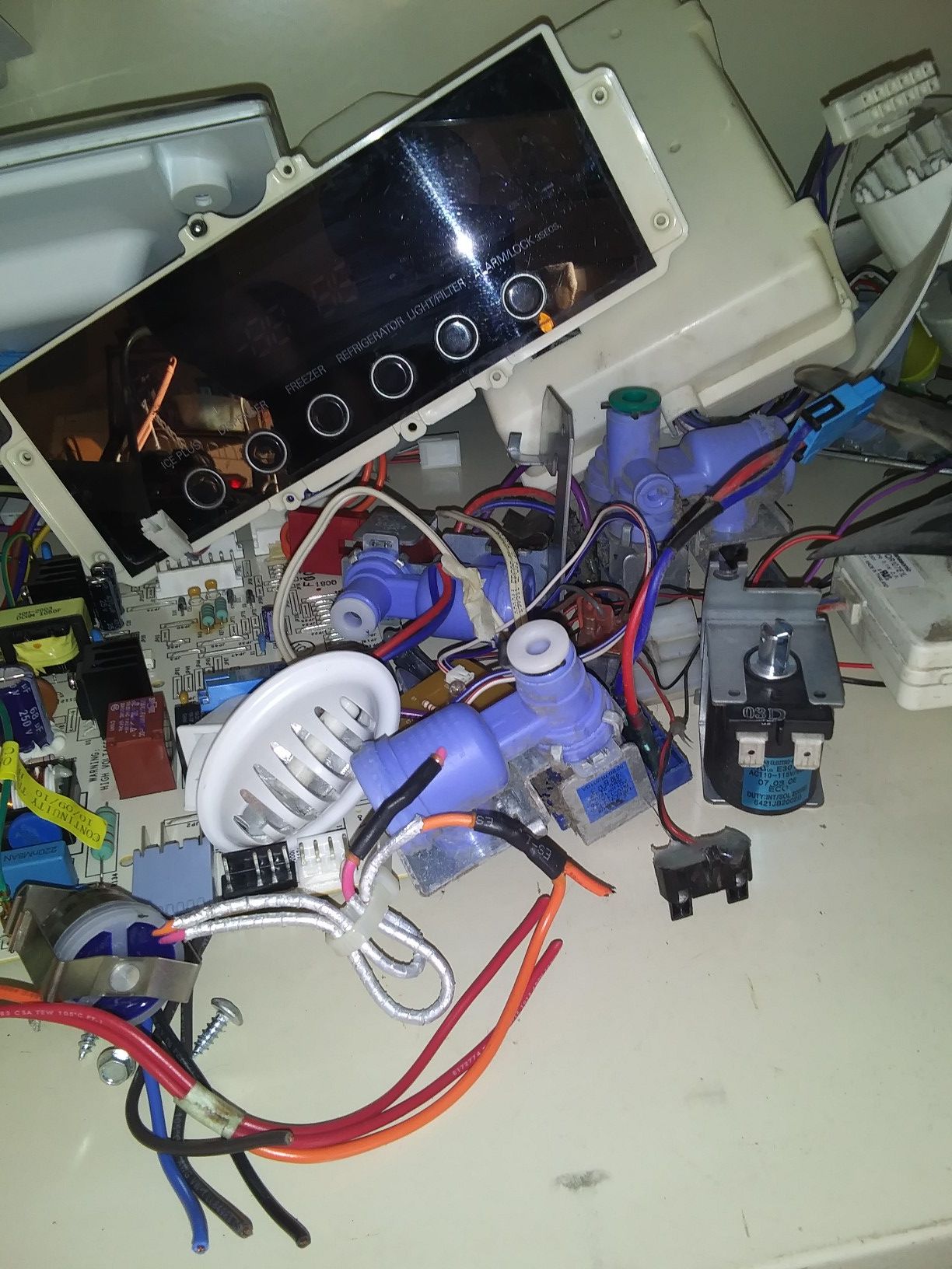 Used part's of refrigerator & A/C.