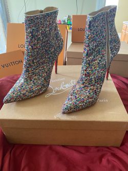 Christian Louboutin So Kate 100 Tressage Vitraux Multi Sparkle