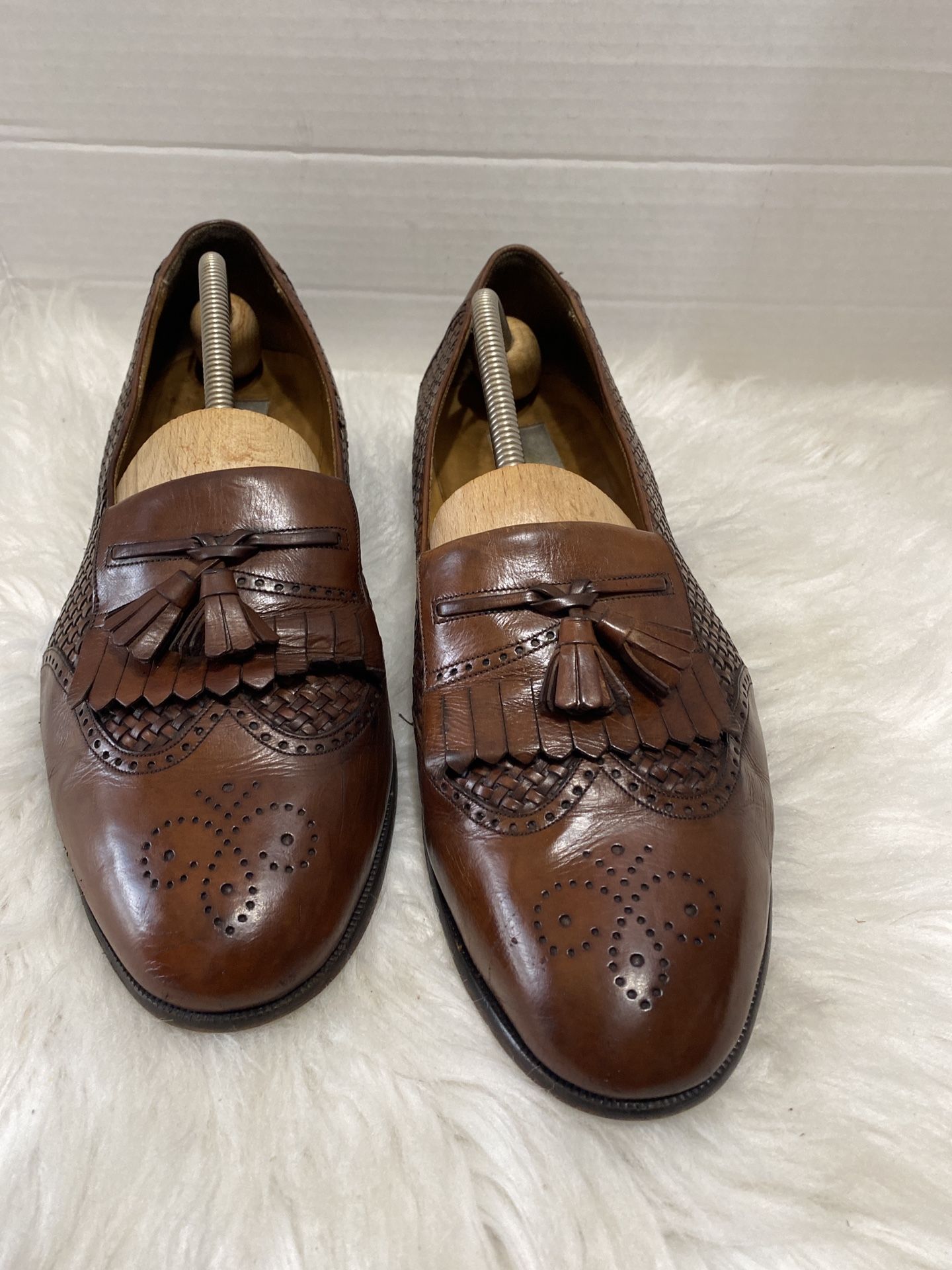 MEZLAN - Men’s Loafers - Tassel - Brown Crocodile Leather Mezlan Tassel Loafers. Excellent... | Depop main image 3