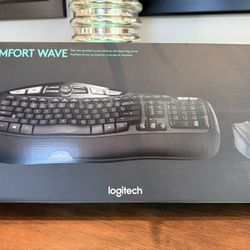 New Logitech MK570 Comfort Wave Keyboard & Mouse Combo