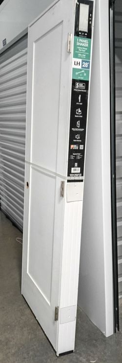 28" 1-Panel Shaker Interior Prehung Door LH