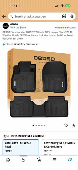 Honda CR-V All weather Floor Mats
