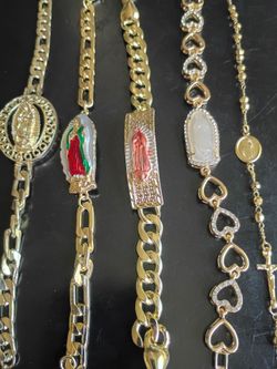Virgin Mary chain bracelets