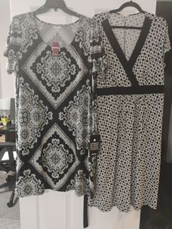 3x dresses black and white (2)