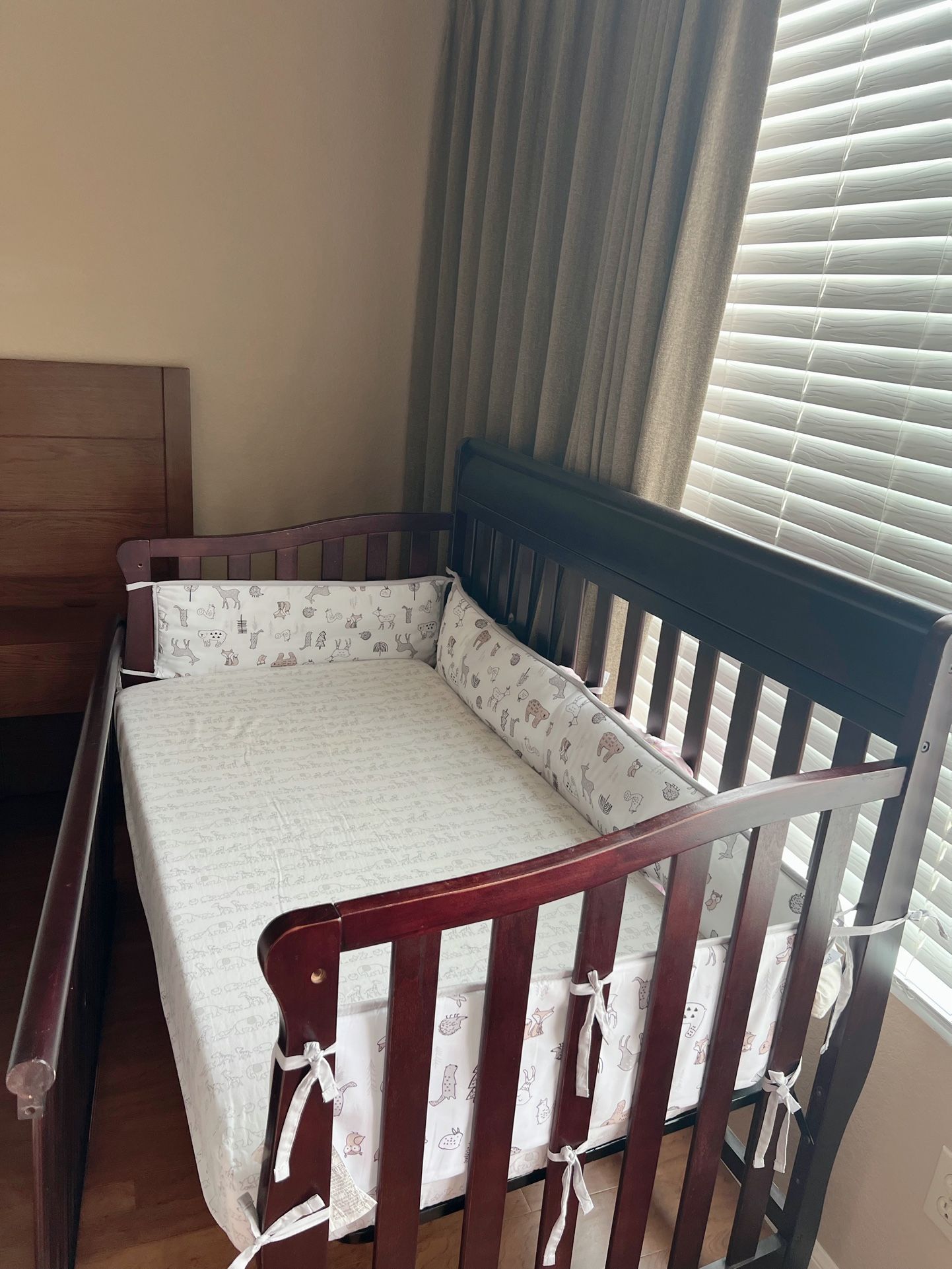 Baby crib and mattress