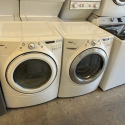Used Washer And Gas dryer(working) Heavy Duty ( Free Installation) with Warranty 