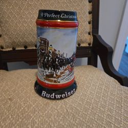 1992 Budweiser Holiday Stein 