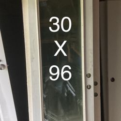 THERMA TRU' DOOR , HIGH EFFICIENCY patio door without frame.