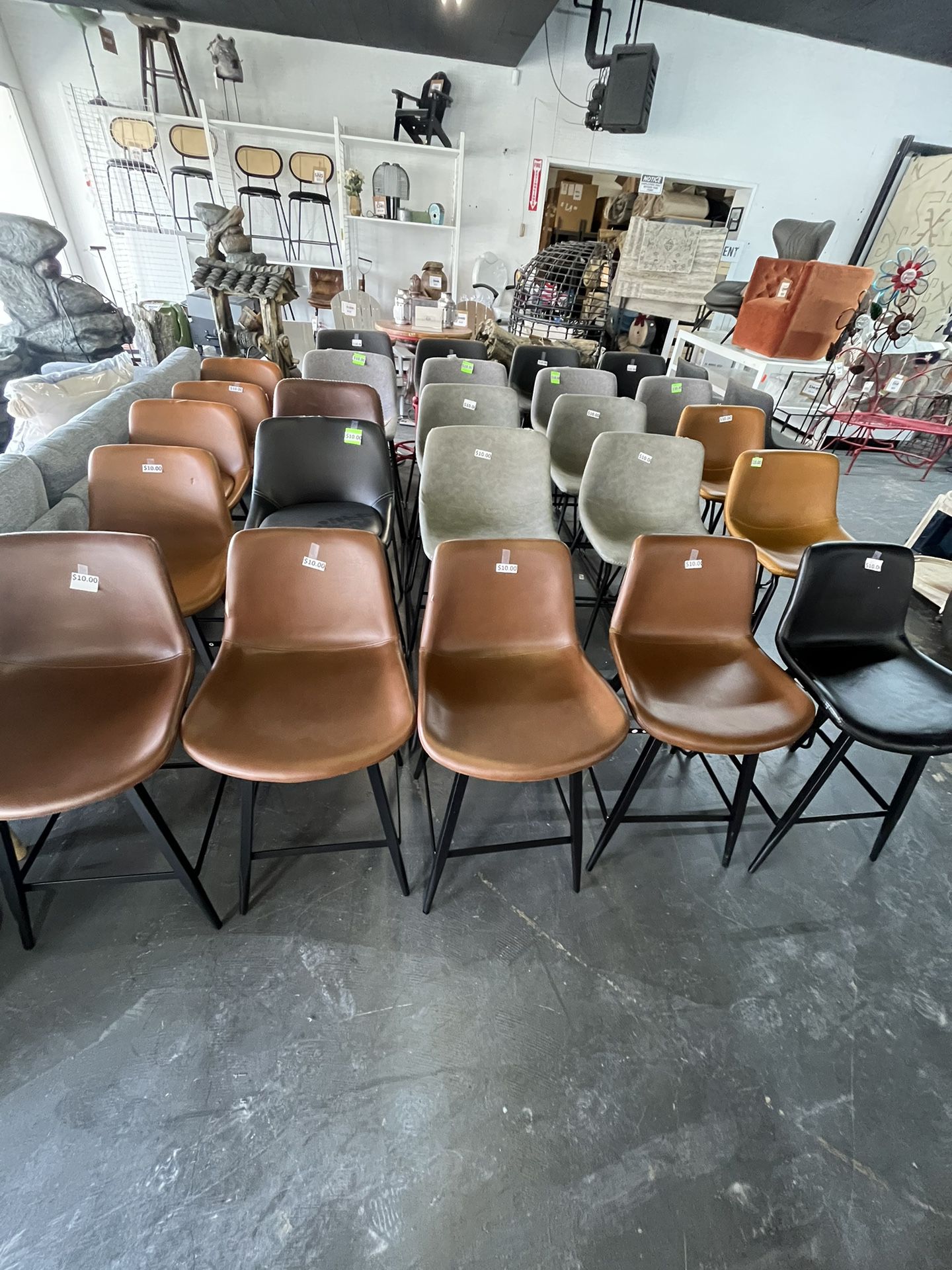 $10 Bar Stools Bar Height and Counter Height Chairs Blowout Sale!