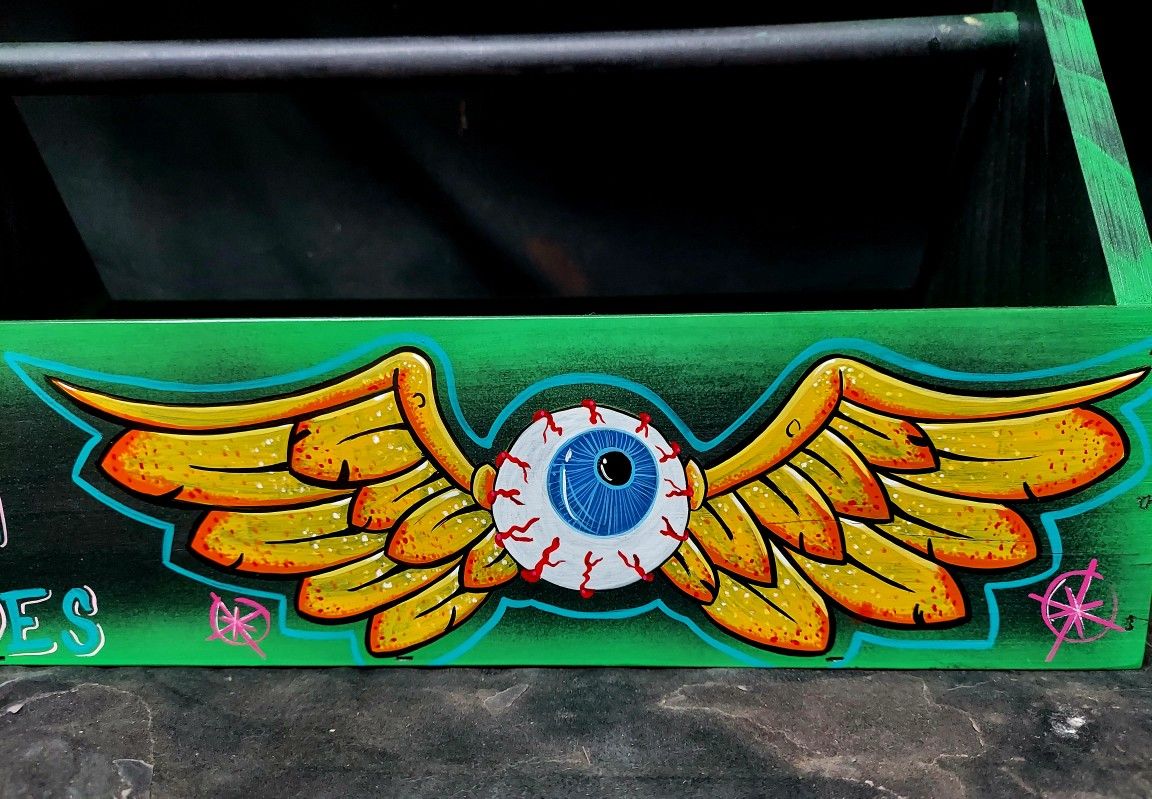 Custom Painted Tool Box