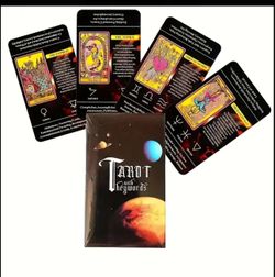 The New Engaging Tarot Cards: Beginner-Friendly, Meaningful Interpretations, Mixed Colors - Ideal for Christmas & Halloween Gifts!