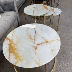 New Center Coffee Table / Side Coffee Table 3pc 