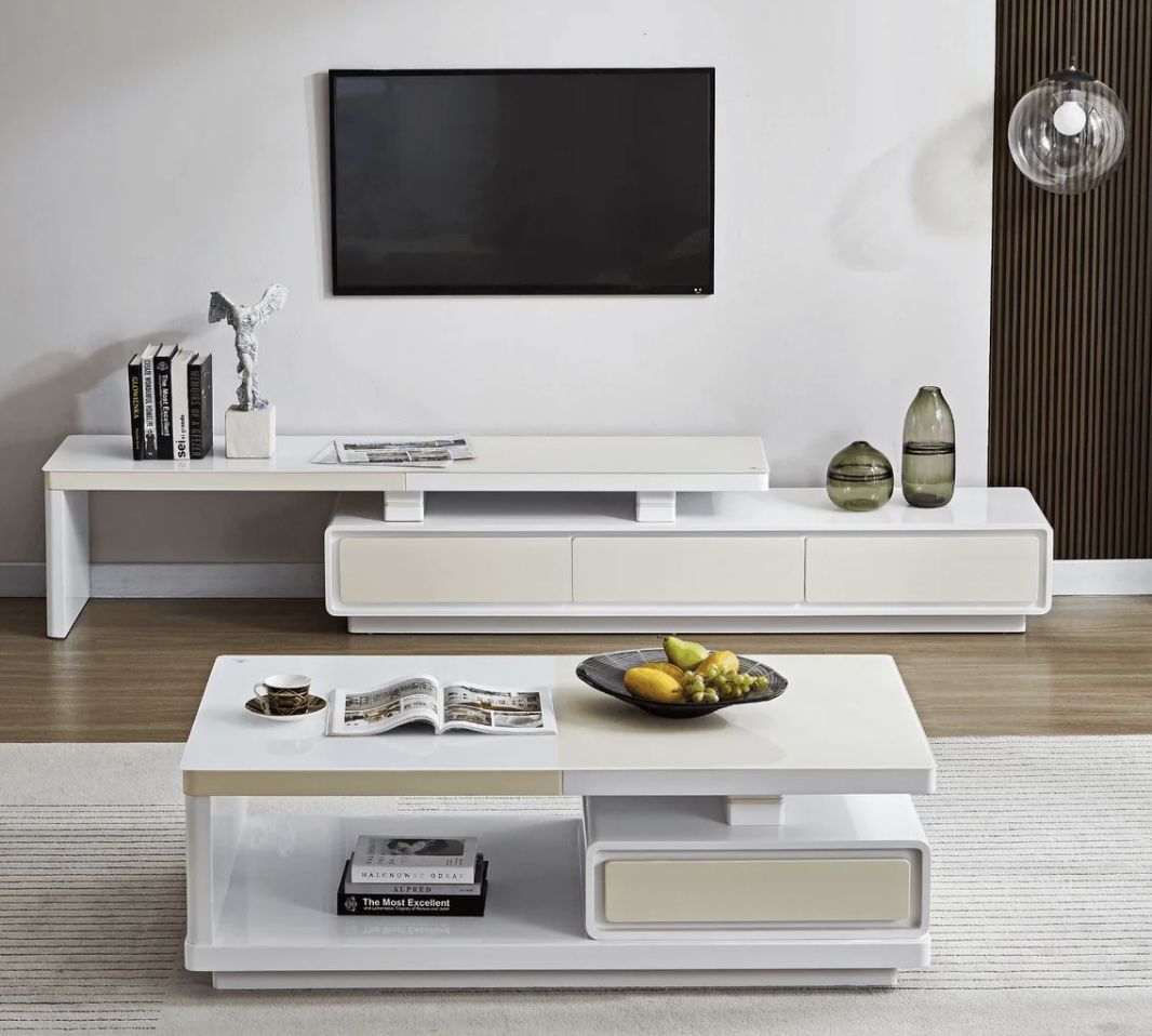 Modern TV Console + Coffee Table