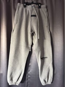 Fear of God Essentials Gray Fleece Sweatpants