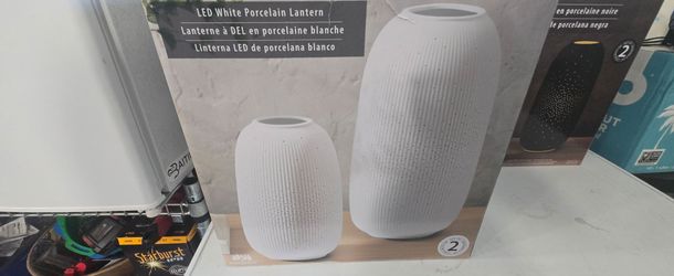 Porcelain Lanterns W/led