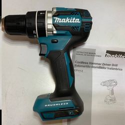 Makita New Hammer Drill 18v Brushless 