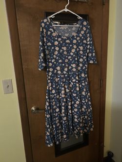 Lularoe 2XL Blue Dress 