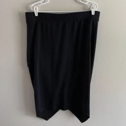 Torrid Ponte Skirt With Envelope Slit Back Hem