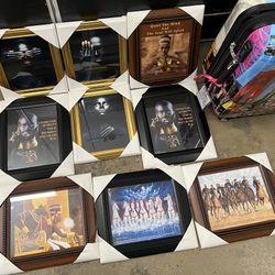 African Art Collection, Cowrie Shells, Bull Horn & Leather Canteen, Wood Beads Prayer 15 pieces lot