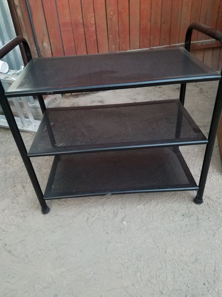 Metal stand, 3 shelf like new