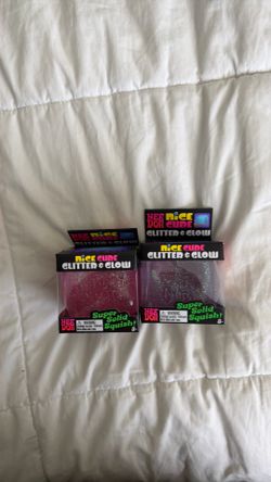 Needoh Glitter and Glow Cube