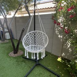 Hanging Chair and Stand 