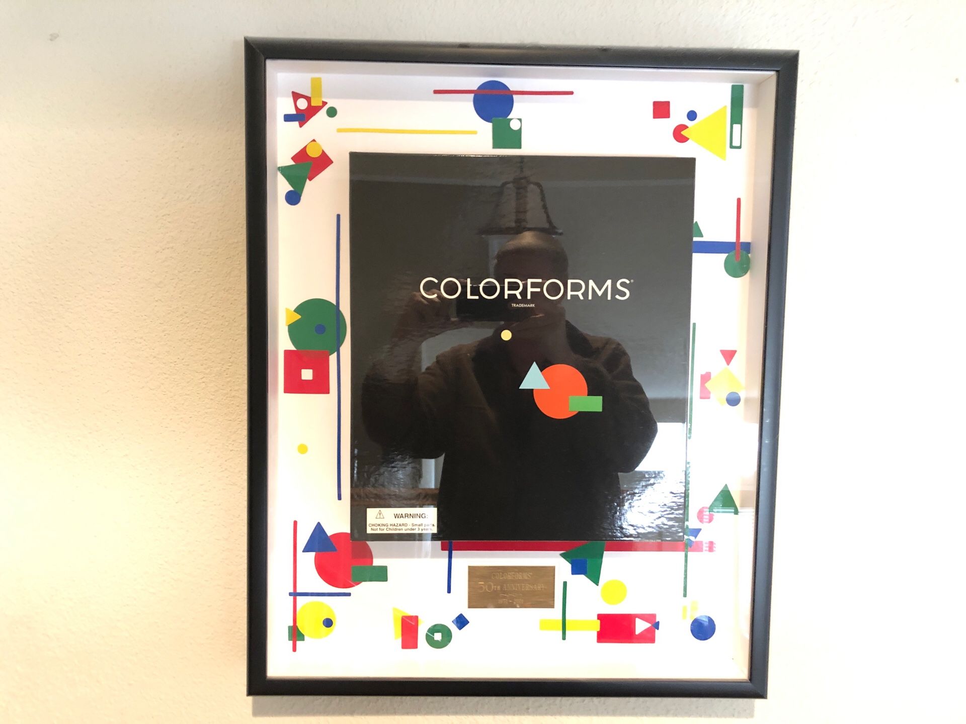 Colorforms 50 th Annv boxed set framed
