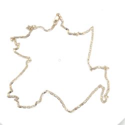 10kt Tri-Color Gold Valentino Link 