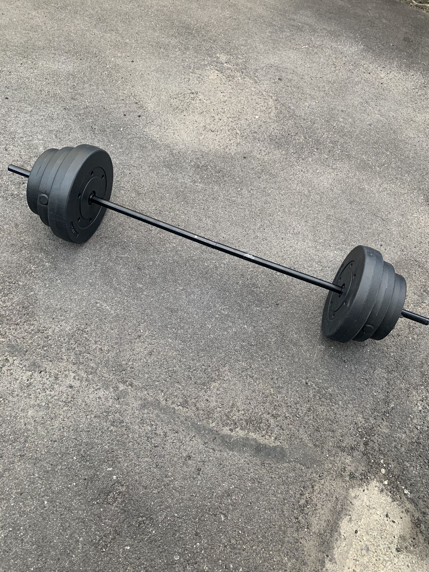 100 lb Vinyl Weight set